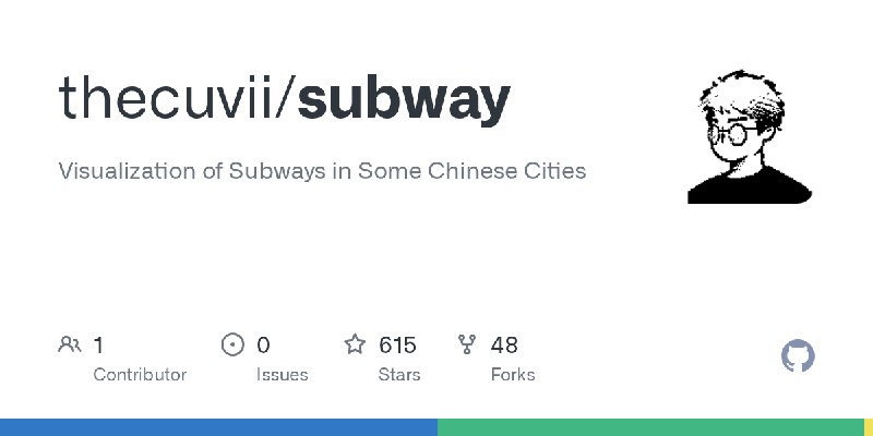 GitHub - thecuvii/subway: Visualization of Subways in Some Chinese Cities